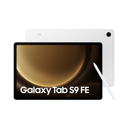 Samsung Galaxy Tab S9 FE Tablette, 10.9'' Wifi 128Go, S Pen inclus, Batterie longue durée, Certification IP 68, Argent, Version FR – Image 2