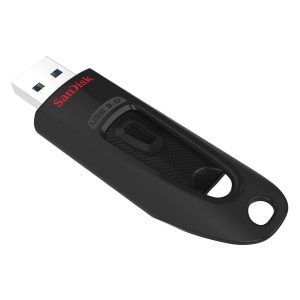 SanDisk 256Go Ultra Flash Drive Clé USB, des vitesses allant jusqu'à 130 Mo/s, USB 3.0, Noir