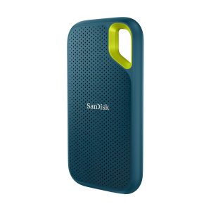 SanDisk Extreme Disque SSD Externe 4 To (Portable NVMe SSD, jusqu'à 1050 Mo/s en lecture, 1000 Mo/s en écriture, USB-C, Résistance à la poussière et à l'eau classée IP65, Mousqueton pratique)Monterey