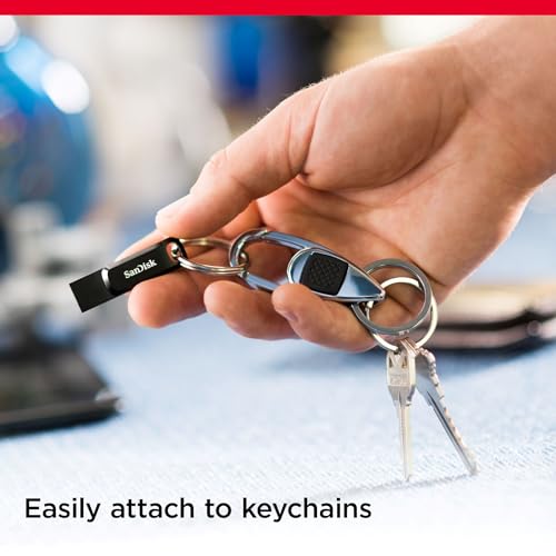 SanDisk Ultra Dual Drive Go, 128 Go Flash Drive, Clé USB C (pour Android Smartphone Stockage, Tablettes, Mac et PC, jusqu'à 400 Mo/s, Connecteurs USB Type-C et USB Type-A réversibles) Noir – Image 7