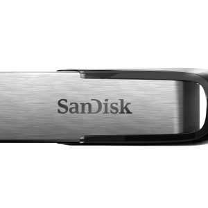 SanDisk Ultra Flair 256 Go Flash Drive (Clé USB, des vitesses allant jusqu'à 150 Mo/s, USB 3.0, Protection par mot de passe, Un boîtier en métal élégant et resistant) Argent/Noir