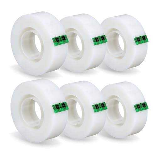 Scotch Ruban Magic - 6 Rouleaux, 19 mm x 33 m - Ruban Adhésif à Usage Général pour la Réparation, l'Etiquetage et la Fermeture de Documents – Image 3