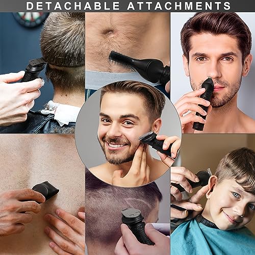 Scotton Kit Tondeuse à Cheveux 7-en-1 Pro Pour Hommes - Rasoir Électrique Sans Fil T-Blade - Noir – Image 8