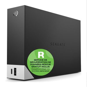 Seagate One Touch Hub 10To, Disque Dur Externe, USB 3.0, pour PC, ordinateur portable et Mac, Services Rescue (STLC10000400)