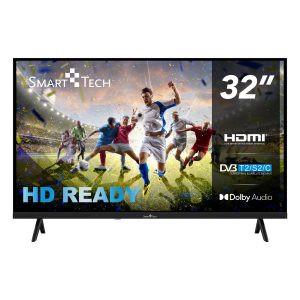 Smart Tech 32HN01K TV HD LED 32 Pouces (80cm) Triple Tuner Dolby Digital Plus, 3xHDMI, 2xUSB