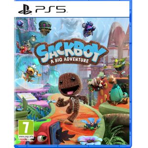 Sony, Jeu PlayStation 5, Sackboy : A Big Adventure PS5, Jeu de Plateforme et d'Aventure 3D sur PS5, Edition Standard, 1 à 4 Joueurs, Version Physique avec CD, En Français, PEGI 7+