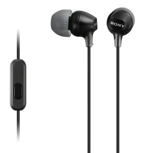 Sony MDR-EX15APB Ecouteurs Intra-auriculaires avec Microphone - Noir