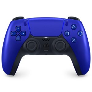 Sony, Manette PlayStation 5 officielle DualSense, Sans fil, Batterie rechargeable, Bluetooth, Compatible avec PS5 et PC, Couleur : Cobalt Blue