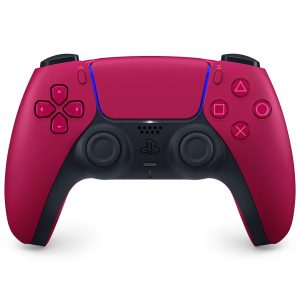 Sony, Manette PlayStation 5 officielle DualSense, Sans fil, Batterie rechargeable, Bluetooth, Compatible avec PS5 et PC, Couleur : Cosmic Red