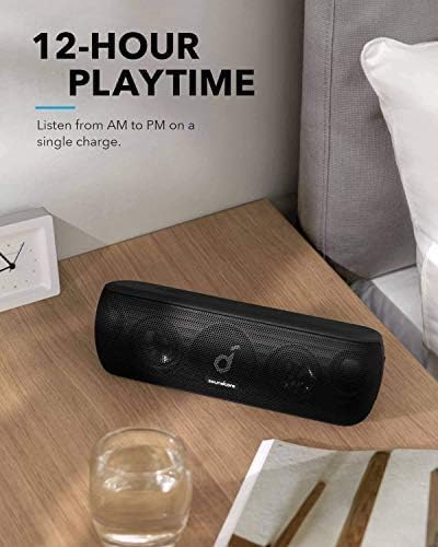 Soundcore Motion+ Enceinte Bluetooth Puissante avec Son Hi-Res 30W, USB-C, 12 Heures d'autonomie, Étanchéité IPX7, App avec EQ modifiable, DSP avancé et Audio Haute fidélité – Image 6