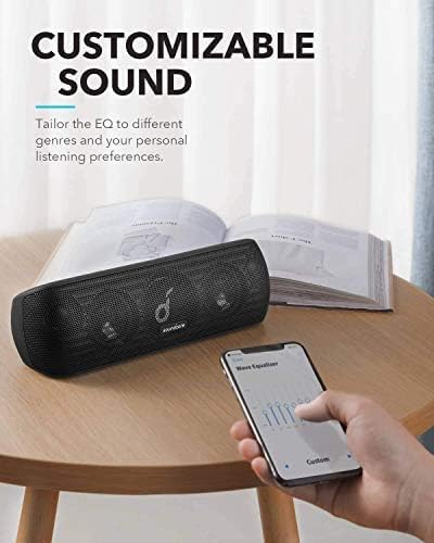 Soundcore Motion+ Enceinte Bluetooth Puissante avec Son Hi-Res 30W, USB-C, 12 Heures d'autonomie, Étanchéité IPX7, App avec EQ modifiable, DSP avancé et Audio Haute fidélité – Image 7