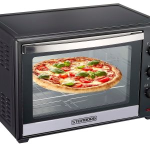 Steinborg Mini Four 60 Litres à Chaleur Tournante | Four à Pizza | Four Autonome