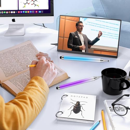 Stylet Tablette 5 pièces, 2 en 1, compatible avec tous les téléphones/tablettes, pour Smartphone, très Sensible et de Haute Précision, Stylo Tactile, Téléphone Portable – Image 5
