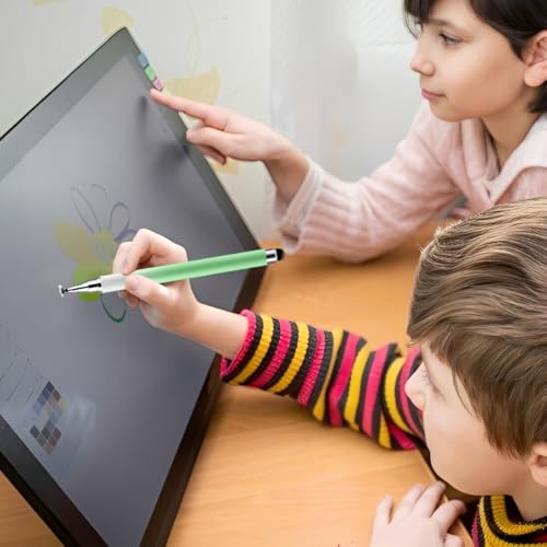 Stylet Tablette 5 pièces, 2 en 1, compatible avec tous les téléphones/tablettes, pour Smartphone, très Sensible et de Haute Précision, Stylo Tactile, Téléphone Portable – Image 7