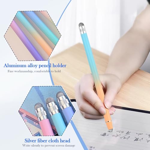 Stylet pour écran tactile 2 en 1, stylet capacitif, haute sensibilité, stylet universel pour toutes les tablettes/smartphones, compatible avec Android/iOS – Image 6