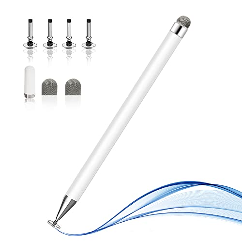 Stylos pour écrans tactiles, Stylet capacitif Haute sensibilité, Capuchon de Couverture magnétique, Universel pour Apple/iPhone/iPad Pro/Mini/Air/Android/Microsoft et Autres écrans tactiles – Image 2