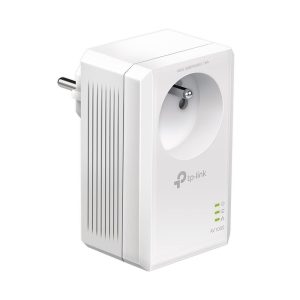 TP-Link CPL 1000Mbps avec 1 Port Gigabit et Prise Intégrée - idéale pour Profiter du Service Multi-TV à la Maison, Compatible Toutes Les Box, TL-PA7017P (FR)