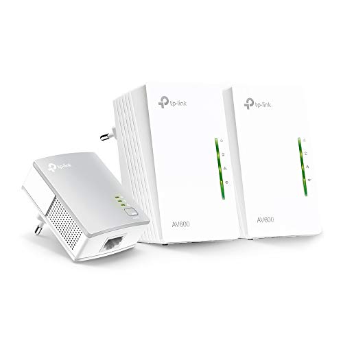 TP-Link CPL 600 Mbps + CPL WiFi 300 Mbps avec Ports Ethernet, Prise CPL Kit de 3 & CPL 600 Mbps avec Prise Intégrée et Ports Ethernet, Prise CPL Kit de 2, TL-PA4015P KIT – Image 4