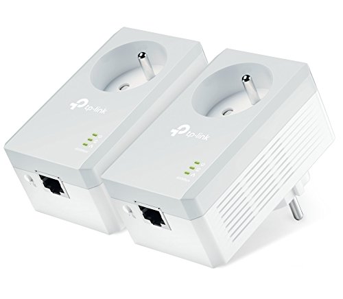 TP-Link CPL 600 Mbps + CPL WiFi 300 Mbps avec Ports Ethernet, Prise CPL Kit de 3 & CPL 600 Mbps avec Prise Intégrée et Ports Ethernet, Prise CPL Kit de 2, TL-PA4015P KIT – Image 6