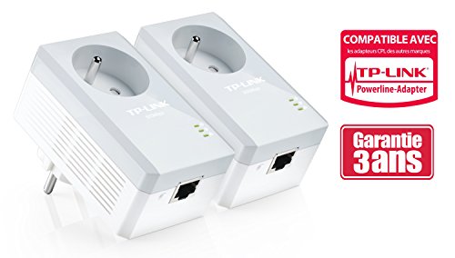 TP-Link CPL 600 Mbps + CPL WiFi 300 Mbps avec Ports Ethernet, Prise CPL Kit de 3 & CPL 600 Mbps avec Prise Intégrée et Ports Ethernet, Prise CPL Kit de 2, TL-PA4015P KIT – Image 8