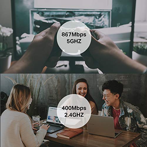 TP-Link Clé WiFi Puissante AC1300 Mbps, Adaptateur USB WiFi, dongle WiFi, USB 3.0 Double Bande, 2.4G / 5GHz, MU-MIMO, Compatible avec Windows 11/10/8.1/8/7/XP, Mac OS X, Archer T3U – Image 4
