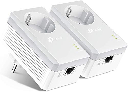 TP-Link TL-PA4010P KIT Prise CPL 600Mbps, Homeplug AV2 600Mbps, Prise de Courant Intégrée, Boitier CPL, Brancher et Utiliser, Port Ethernet, CPL Fibre, OneMesh, Pas de Nouveaux Fils ni Perçage – Image 2