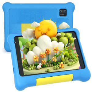 Tablette pour Enfants, Tablette de 7 Pouces pour Enfant, 5GB RAM+32GB ROM 128GB Expand, contrôle Parental, Logiciel pour Enfants pré-installé, Double caméra (Bleu)