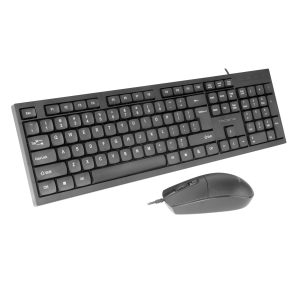 Tacens Anima ACP02, Combo PC, Clavier Full-Format Compact avec Touches Multimédia et Copilot AI SmartKey, Souris Optique 1600DPI 4 Niveaux Switches HUANO, Compatible Windows|Mac|Linux, Français