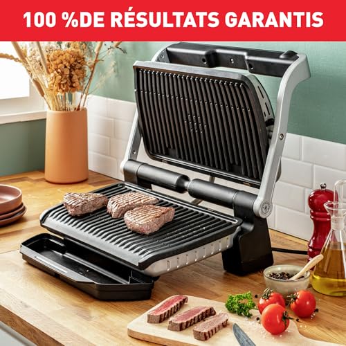 Tefal Optigrill+ XL, Grill intelligent, 9 programmes, Mode manuel, XL jusqu’à 8 personnes, GC722D16 – Image 4