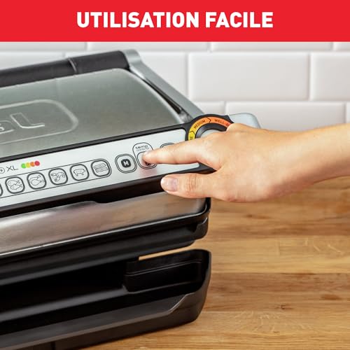 Tefal Optigrill+ XL, Grill intelligent, 9 programmes, Mode manuel, XL jusqu’à 8 personnes, GC722D16 – Image 5
