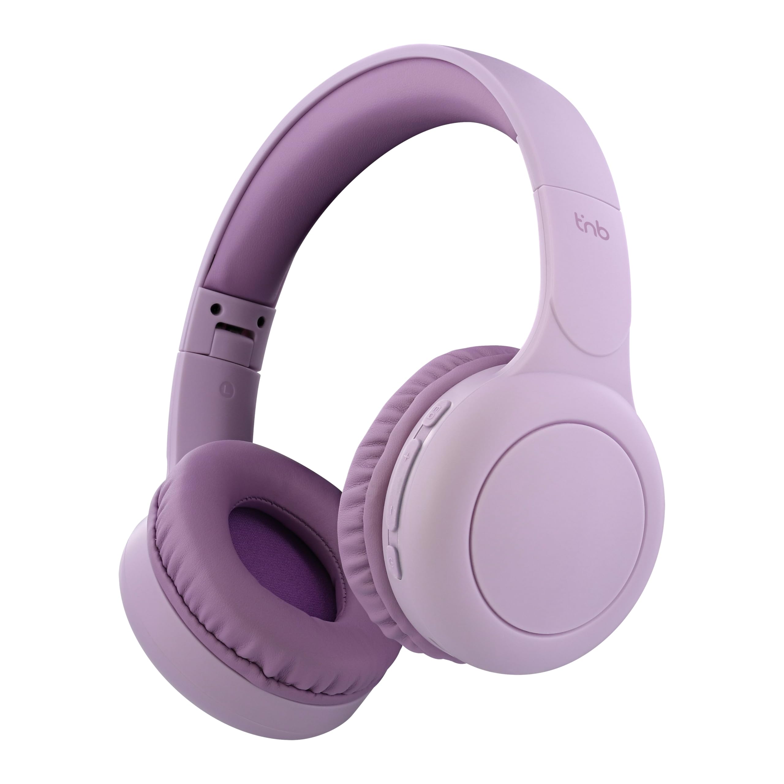 T'nB - Casque Bluetooth sans Fil, Supra-Auriculaire Confortable, Pads en Mousse, Microphone Intégré, Arceau Réglable, Autonomie 24h, Léger Et Pliable - Violet