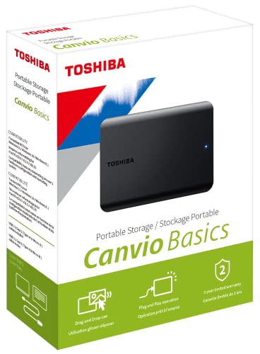 Toshiba CANVIO Basics 4To noirCANVIO Basics 4To, Disque dur mécanique, Noir – Image 6