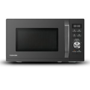 Toshiba MW3-AG20PE(BK) Four à micro-ondes 3 en 1 20 L avec Gril, décongélation automatique, micro-ondes, gril, combiné, 5 niveaux de puissance, 8 programmes automatiques, nettoyage facile, noir