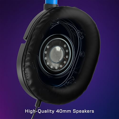 Turtle Beach Recon 50P Casque Gaming w/ 3.5mm Connexion pour PS5, PS4, PS4 Pro, Xbox Series X, Xbox Series S et Xbox One, PC et Appareils Mobiles avec prise 3,5 mm – Image 4