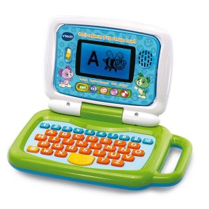 VTech - Ordi-Tablette P'tit Genius Touch Vert - Ordinateur Enfant, Tablette Éducative - 2/6 Ans - Contenu en Français