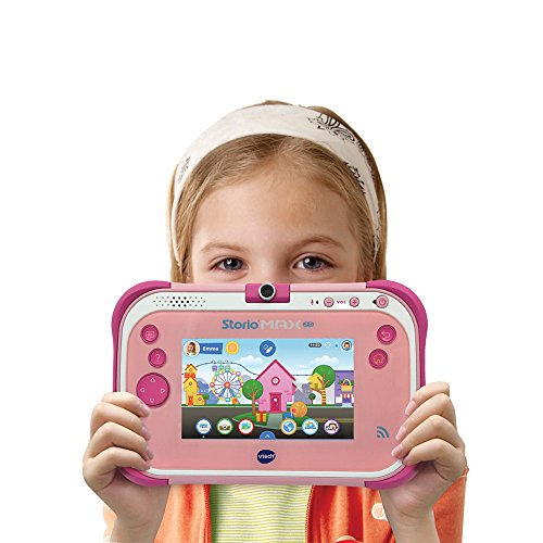 VTech - Storio Max 2.0 Rose, Tablette Enfants Tactile, Éducative et Sécurisée avec Écran Couleur 5 Pouces, WiFi, Android, Appareil Photo, Cadeau Enfant de 3 Ans à 11 Ans - Contenu en Français – Image 7