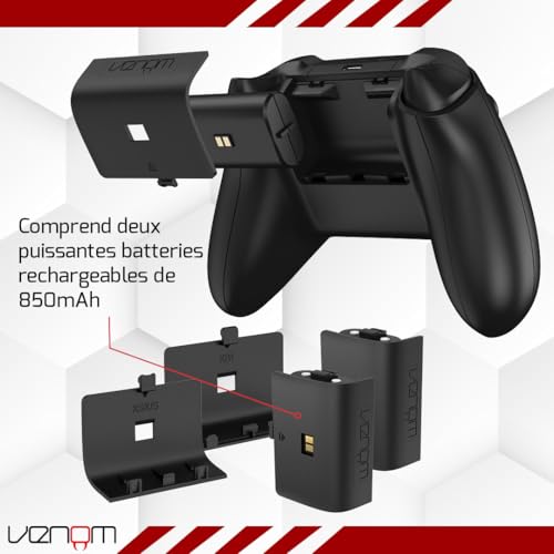 Venom Double station de chargement avec 2 batteries rechargeables - Noir (Xbox Series X & S/Xbox One) – Image 4