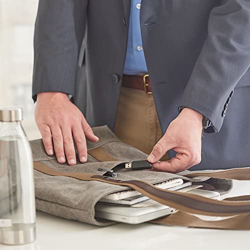 Verbatim Clé USB PinStripe 64Go I USB 2.0 I Memory Stick USB I pour laptop ordinateur portable ultrabook TV autoradio I Stick USB 2.0 I Clé USB avec mécanisme poussoir I noir – Image 6