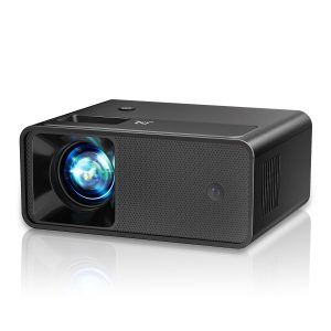 Vidéoprojecteur 13000 Lumens Full HD 1080P, 2025 Upgraded Einyoumily Mini Projecteur Portable Home Cinéma 130", Projecteur Video pour Films et Jeux, Compatible iOS/Android/TV Stick(14 * 11 * 6cm)