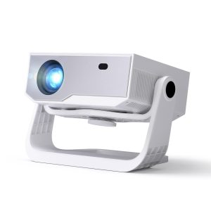 Videoprojecteur 2025 avec App Intégrée - Wielio Projecteur Portable Full HD 1080P 700ANSI,Retroprojecteur Supporté 4K WiFi Bluetooth,Correction Trapézoïdale Auto, Compatible avec iOS Android HDMI