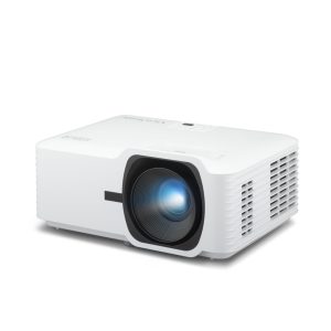 ViewSonic T400W Vidéoprojecteur Laser, 4000 Lumens ANSI, WXGA 1280x800, Laser avec durée de Vie de 30.000 h, Contraste 3.000.000:1, Image Jusqu’à 300", HDMI x2, Correction H/V, Haut-Parleur 3 W