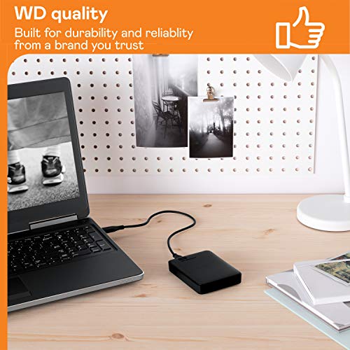 WD 1.5 To Elements Disque dur portable externe - USB 3.0, Plug-and- play, formaté pour Windows, USB 3.0, Noir – Image 5