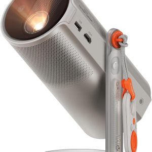 XGIMI Mogo 4 Laser Vidéoprojecteur Portable avec 4 filtres, 550 lumens ISO, Rotation à 360°, Batterie intégrée, 2,5 Heures de Lecture, Compatible avec Google TV & Netflix, 2 x 6 W Harman Kardon