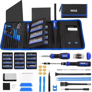 XOOL Kit Tournevis de Précision 200 en 1, Tournevis Magnétiques pour Réparation Électronique, Smartphones, Ordinateur, iPhone, Tablette, PC Portable et Autres Outils de Réparation