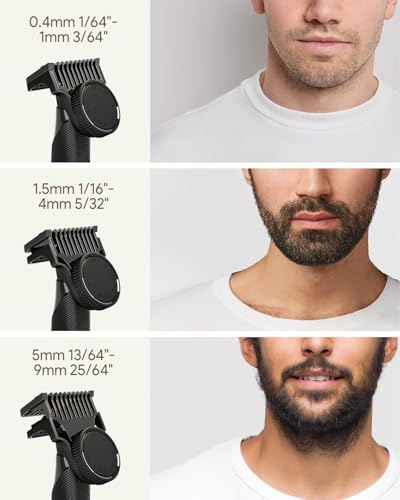 Xpert T Magnétique Tondeuse Barbe & Rasoir Electriques Tout-En-Un, Peigne Réglable 12-En-1, Tondeuse à Nez, Epilateur & Tondeuse Corps Homme Femmede, Charge Rapide de Type C – Image 7