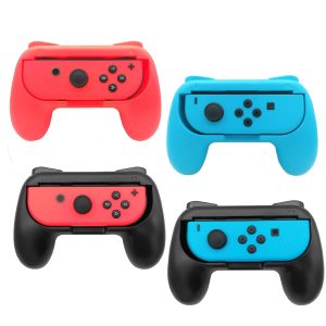 Zorplex Lot de 4 Poignées Compatible avec Nintendo Switch, Boîtier de Poignées de Jeux, Manette de Jeu Grips en ABS Poignée, Antidérapant Kit Manette Accessoire pour Switch OLED&JoyCon