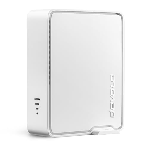 devolo WiFi 6 Repeater 5400 Repeteur WiFi - jusqu'à 5.400 Mbits/s, WiFi Mesh, Amplificateur WiFi puissant, 2x Ports Ethernet Gigabit, wifi extender, blanc – Image 2