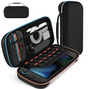 ivoler Etui pour Nintendo Switch 2 Model (2025), Housse Sacoche de Transport à Coque Rigide Anti Choc Pochette avec Espace, 12 Cartouche de Jeux