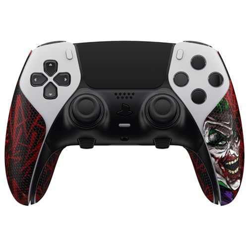 playvital Protection pour ps5 Edge Grip Manette Sticker,Autocollant Skin pour ps5 Edge Controller Accessoires,Antidérapante Souple PU-Clown Hahaha – Image 4